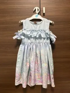 ユニコーン柄ノースリーブワンピース 120cm