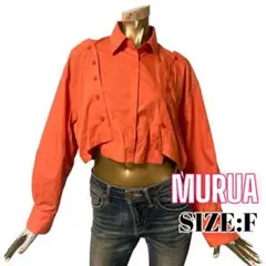 ⭐️A1203⭐️ MURUA ♥ 2way オープンショルダー クロップド シャツのサムネイル