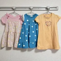 ワンピース　90-95cm 3点セット　まとめ売り　女の子　ベビー