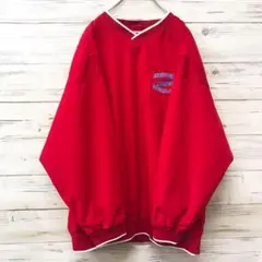 ラッセル RUSSELL☆プルオーバーナイロンジャケット XL レッド