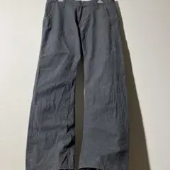 2017年製 DOCKERS 総柄 スリムテーパード W32 チャコールグレー