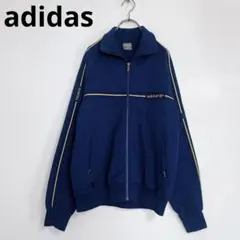 『adidas』アディダス(F)トラックジャケット ジャージ ネイビー デサント