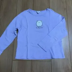 長袖カットソー（シロクマ&パープル）