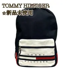 【新品】トミーヒルフィガー リュック ネイビー カラーブロックバックパックのサムネイル
