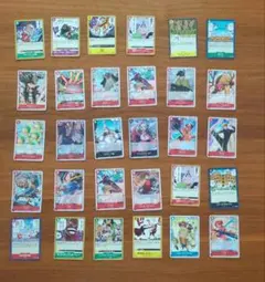緑ミホーク◎ デッキ調整パーツ各種 ワンピースカードゲーム 84枚