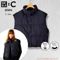 UNIQLO C★ダウンクロップドベスト★ショート丈★L