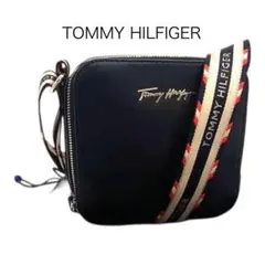 TOMMY HILFIGER トミーヒルフィガー レザー ショルダー ブラック