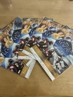 非売品 Disney crystal magic クリアファイル 5枚セット