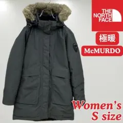 極暖♪　ノースフェイス 　マクマードパーカー　グレー　レディースS　#105