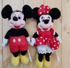 【値下げ】ディズニー　ミッキー・ミニー ぬいぐるみセット