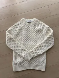 TOMORROWLAND tricot ウールケーブルニット アランセーター