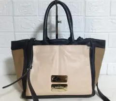 no37693 シーバイクロエ 本革 レザー 2way ショルダー バッグ