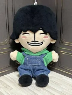 Aぇ！group 佐野晶哉　緑パーカー×青色オーバーオール　はぴぬい　ちびぬい