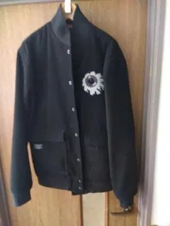 MISHKA スタジャン 目玉ロゴ ブラック メンズ Sサイズのサムネイル