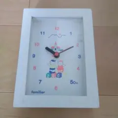 新品⭐︎ファミリア【familiar】目覚まし時計 ファミちゃんリアちゃん