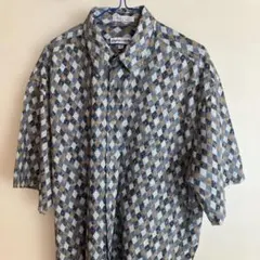 ピエールカルダン 半袖 シャツ 総柄 Lサイズ