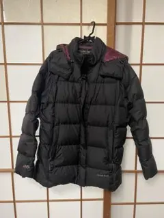 値下げmont-bell ブラック ダウンジャケット Ｌ
