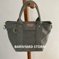BARNYARDSTORM キャンパス地　トートバッグ　カーキのサムネイル