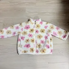 UNIQLO 花柄 フリースジャケット 80サイズ