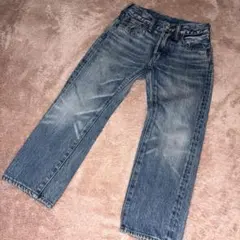 デニムダンガリー　シワカッコいいデニムパンツ　120