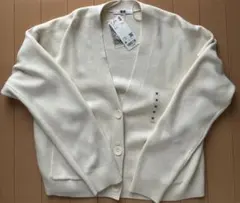 UNIQLO スムースコットンVネックショートカーディガン