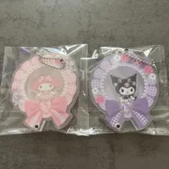 サンリオ　シークレットカスタムアクリルチャーム　ロゼットシリーズ　2点セット