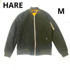 HARE　ハレ　フライトジャケット　カーキ　ウール混　Mのサムネイル