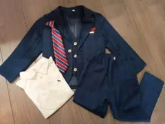 110cm フォーマルスーツ ベスト付き セット