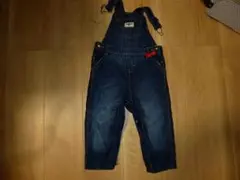 オシュコシュ 裏起毛 デニムサロペット オーバーオール 24M(83～86cm)