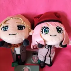 スパイファミリー寝そべりミニぬいぐるみ2種