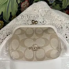 COACH（コーチ）キスロック コインケース 小銭入れ がま口 りんご柄