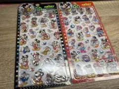 ディズニーキャラクター　ボンボンドロップシール2枚