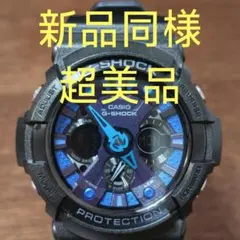 新品同様 超美品 カシオ G-SHOCK GA-200SH-2AJF ブルーのサムネイル