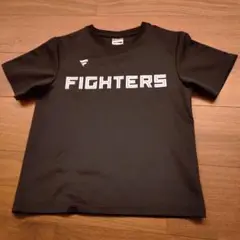 FIGHTERS ロゴ入り 黒 Tシャツ