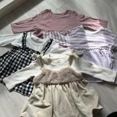 子供用 女の子 トップス 4セット80cm