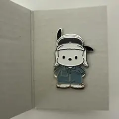 TREASURE はぴだんぶい ピンバッチ ポチャッコ