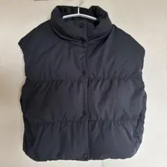 UNIQLO C ダウンクロップドベスト Mサイズ ブラック