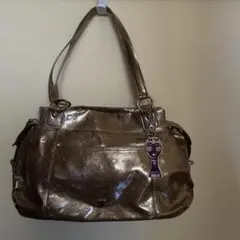 【美品】ANNA SUI エナメル ハンドバッグ
