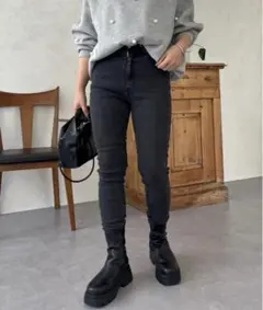 新品タグ付き prose verseストレッチスキニーデニム　ももコレ