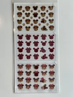 平成レトロ　ミッキー　ミニー　立体シール　ディズニーストア