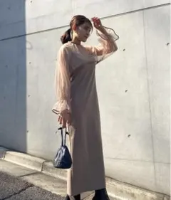 2025年最新】aMERI vintage ドレス ベージュの人気アイテム - メルカリ