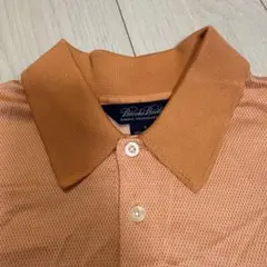 Brooks Brothers M オレンジ ポロシャツ