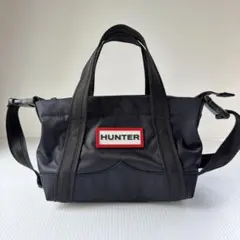 値下げしました！HUNTER 2way ショルダーバッグ ブラックのサムネイル
