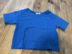 WEGO リブ 半袖 Tシャツ ブルー S 美品