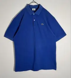 LACOSTE ラコステ 刺繍ロゴ　鹿子　半袖　ポロシャツのサムネイル