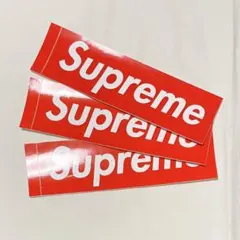 Supreme ボックスロゴ box logo ステッカー シール 3枚セットのサムネイル