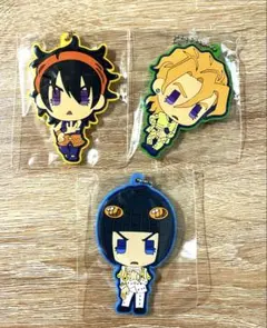 【オマケあり】ジョジョのピタパタポップ　ラバーマスコット3種