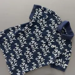 PEARLY GATES パーリーゲイツ　総柄　ポロシャツ　メンズ　ゴルフ　ロゴ