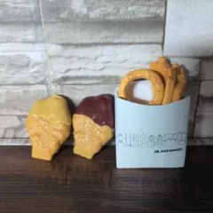 一番くじモスバーガー２D賞サポートフィギュアオニポテ　ナゲットセット