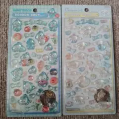 新品未使用　サンリオ　ハンギョドン　シナモロール　ボンボンドロップシール